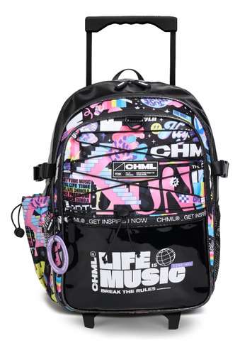 Mochila Carro Chimola Life Is Music 17  Festival Black