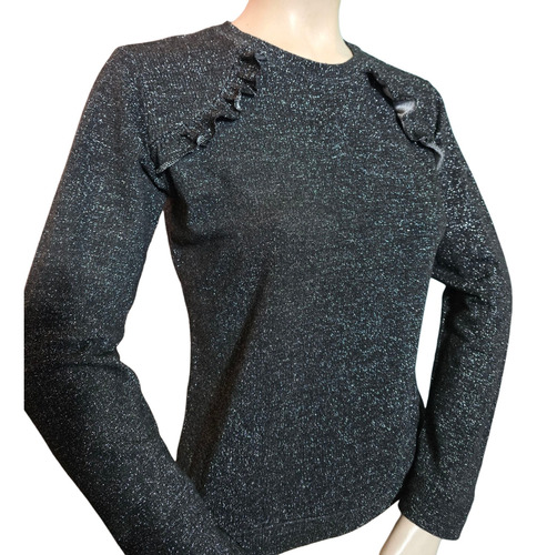 Sweater Con Lurex Y Pequeños Bolados, Cuesta Blanca