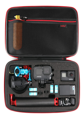 Hsu Funda De Transporte Grande Para Gopro Hero 10,9, Hero 8.