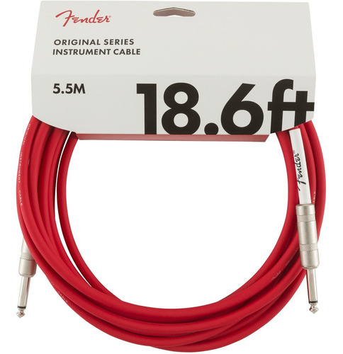 Cable Fender Original 18.6  Rojo 0990520010