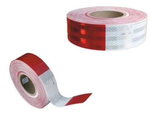 Cinta Reflectiva Rojo/blanco Rollo 45.70 Mts- 2 - Tyt