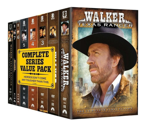 Walker Texas Ranger Coleccion Completa Serie Tv Discos Dvd