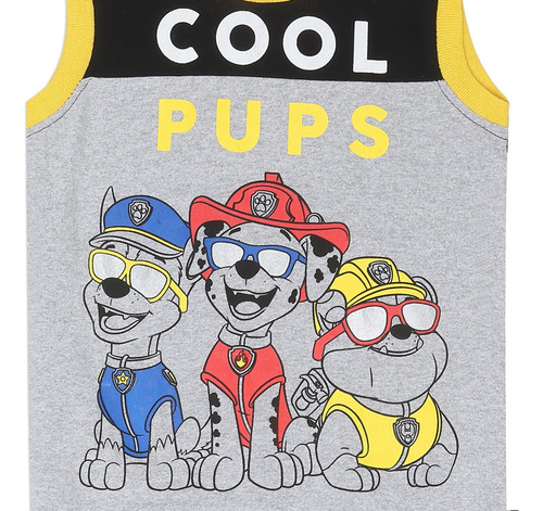Conjunto De Ropa Nickelodeon Paw Patrol Marshall, Rubble Y +