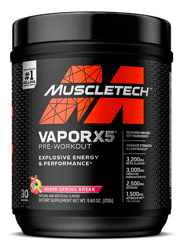 Nano Vapor X5 30 Ser Muscletech - Unidad a $145000