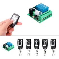 Comprar 5 Controles Remoto Inalámbricos 1rele 12-220v 10a 433mhz Kit
