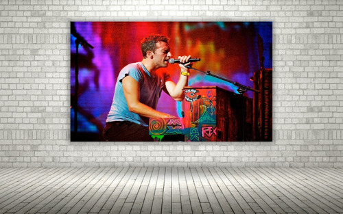 Cuadro Decorativo Impresión En Metal Hd Chris Martin