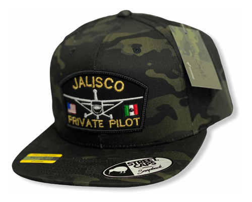 Gorra Yupoong Multicam Jalisco Private Pilot Snapback