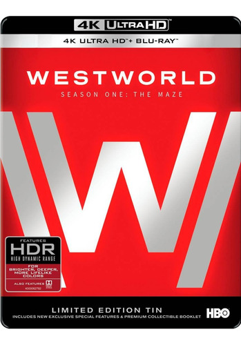 4k Ultra Hd + Blu-ray Westworld Season 1 / Temporada 1