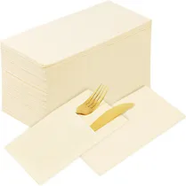 Comprar Servilletas Desechables De Papel, Con Bolsillo Para Cubierto