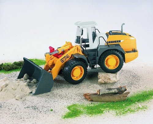 Maquina Liebherr Con Cargador L574 - Bruder Personaje Foto