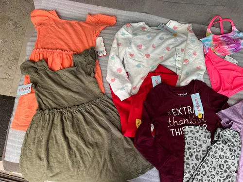 Lote De 10 Piezas De Ropa Americana Para Ni a De Talla 4 5