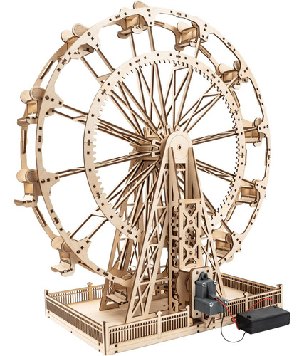 Coasterdynamix Noria Eléctrica De Madera Kit De Modelo De