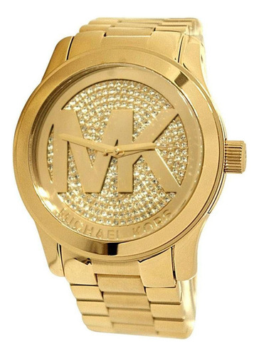 Reloj Michael Kors Gold Mk5706 Strass Gold 45 mm