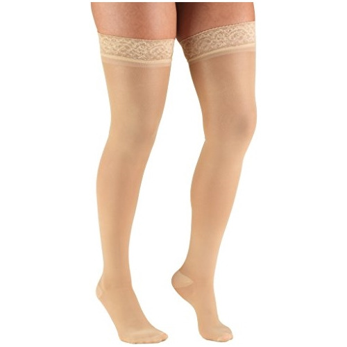 Medias De Compresión De 30  40 Mmhg Talla Xl Beige