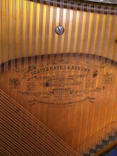 Piano Vertical Shiedmayer Y Soehne Stuttgart
