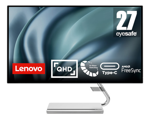 Lenovo - Monitor Q27h-20 - Pantalla Qhd De 27 - Frecuencia .