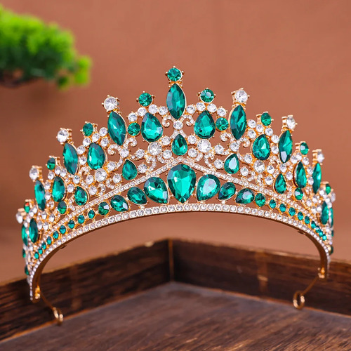Luxury Vintage Bridal Crown Hair Accessories Diamond