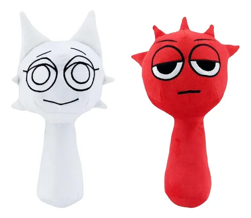 2pcs-incredibox Sprunki Peluche Juegos Animado-25cm