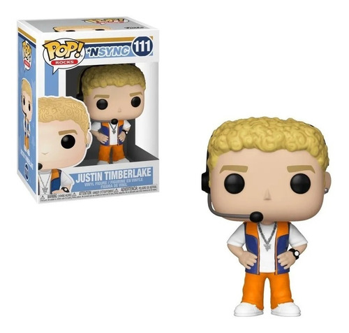 Figura Funko Pop Rocks Nsync - Justin Timberlake 111 Educand