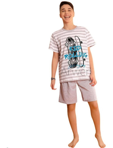 Pijama Infantil Nene Lencatex Verano Remera Short - 21960