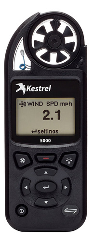 Kestrel 5000 Medidor Ambiental No Negro