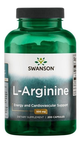 L Arginine 500 Mg  Pers. 200 Caps