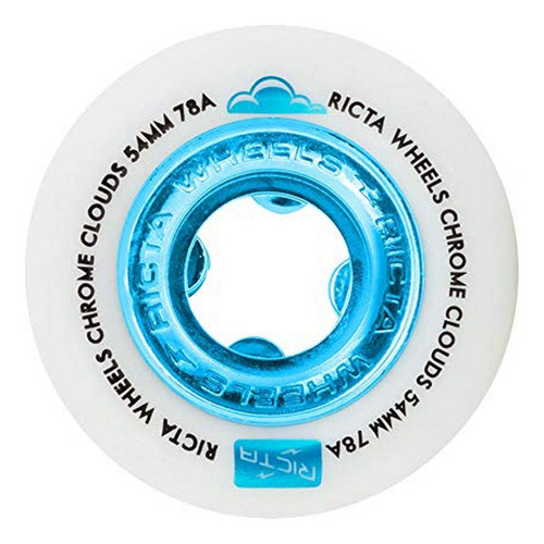 Ricta Soft Cruiser Skateboard Wheels 54 Mm Nubes Cromadas 78