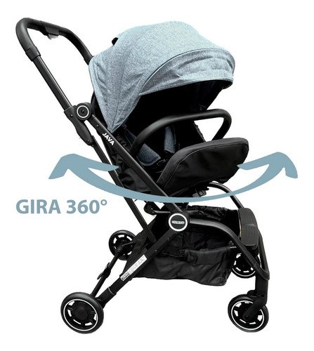 Imagen 2 de 10 de Coche Cuna Bebè Travel System Mega Baby Java 360º C/base