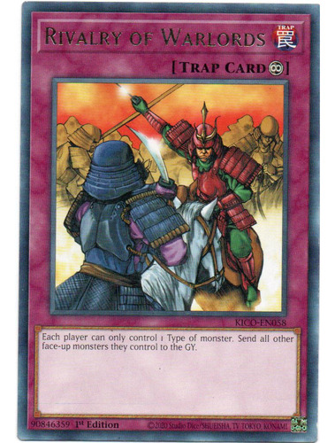 Rivalry Of Warlords Carta Yugi Kico-en058