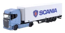 Comprar Camion Escala 1\u002F43 Scania S730 Azul Con Remolque Blanco