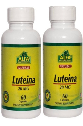 Luteina 20mg Americana Pura Promo 2 Frascos