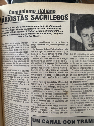 Línea 20 Marzo 1982 Pepe Rosa Revisionismo Peronismo (Usado)