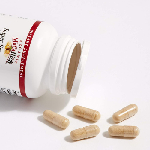 Natural Factors Maca Rich Concentrado de maca con ginseng coreano Superconcentración 90 cápsulas vegetales