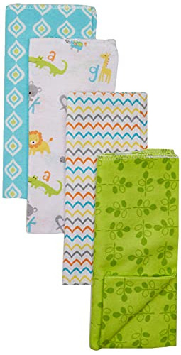 Pañuelos De Tela Para Bebé Abc, Algodón Flannel.
