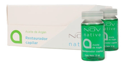 Ampollas Nov Aceite De Argan Reestructurante Hidratante X15