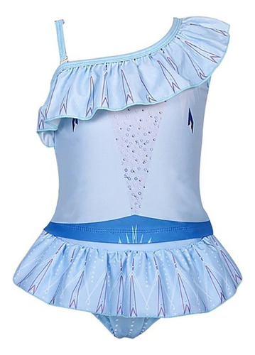 Hermoso Traje De Baño Elsa Frozen Bikini