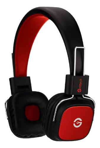 Diadema Getttech Gh-3500r Reveal 3.5mm Con Mic Rojo