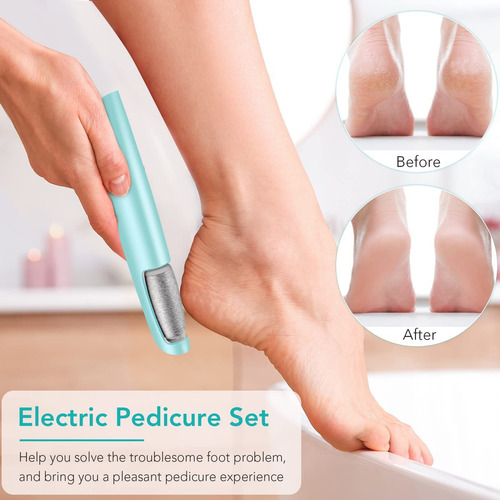 Linkevap Removedor Eléctrico Callos Pies, Kit Pedicura