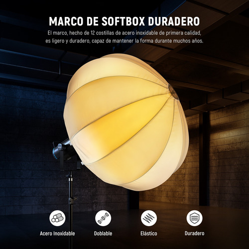 Neewer Softbox Para Linterna De 65 Cm Difusor De Luz