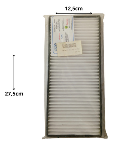 Filtro Antipolen Volkswagen Gol 27,5x12,5cm