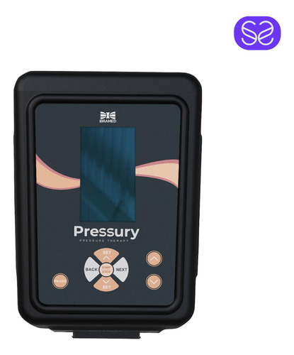 Pressury Aparelho De Pressoterapia Ibramed Bivolt Portátil