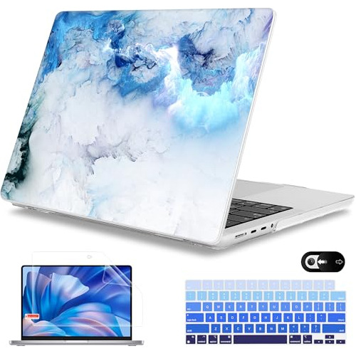 Funda Para Macbook Pro 16 PuLG Case M1 A2485/m2 A2780 Cloud