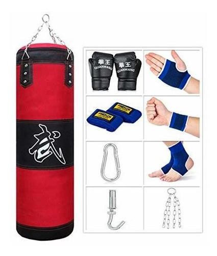 Sfeexun Saco De Boxeo Para Hombre, Mujer, Niños, Interior / 