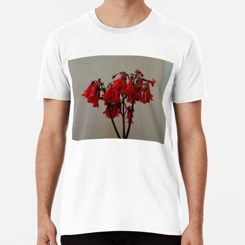 Remera Flores Rojas - Red Flowers - Kalanchoe Serrata 01 ALG