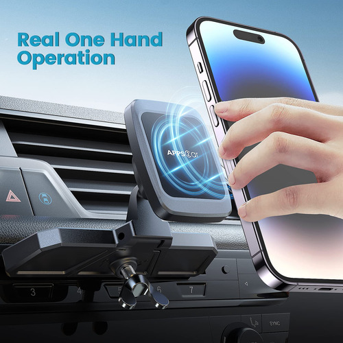 Soporte Magnético Apps2car Ultimate Para Teléfono Universal Cd Slot Car Phone Mount