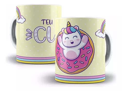 Caneca Teu Cu Meme Divertida e Engraçada