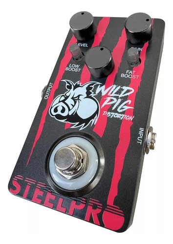 Pedal De Distorsion Para Guitarra Wild Pig 9v By Steelpro