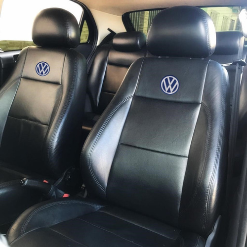 Capa Banco Carro 100% Couro Vw Santana 2000 2001 2002 2003 