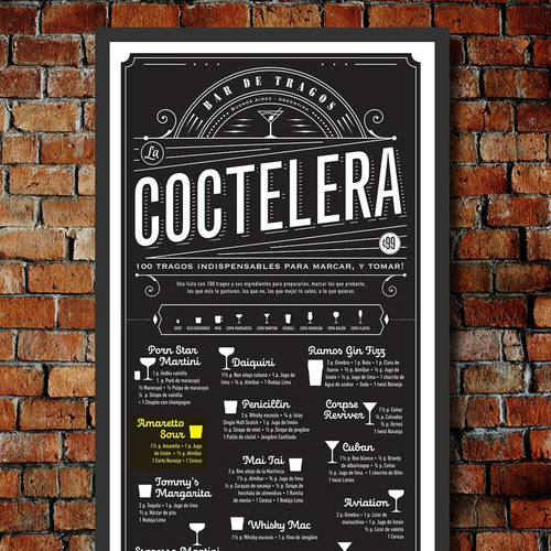 Imagen 4 de 4 de Poster El Potrero, Rocola Y Coctelera / Pack Cyberlunes