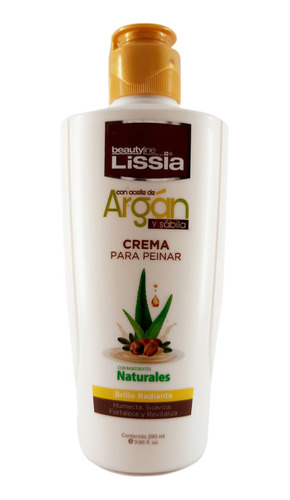 Lissia Crema De Peinar Con Aceite De Argan X 290 Ml